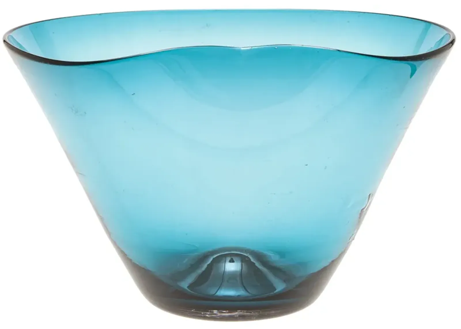 Aqua Glass Bowl