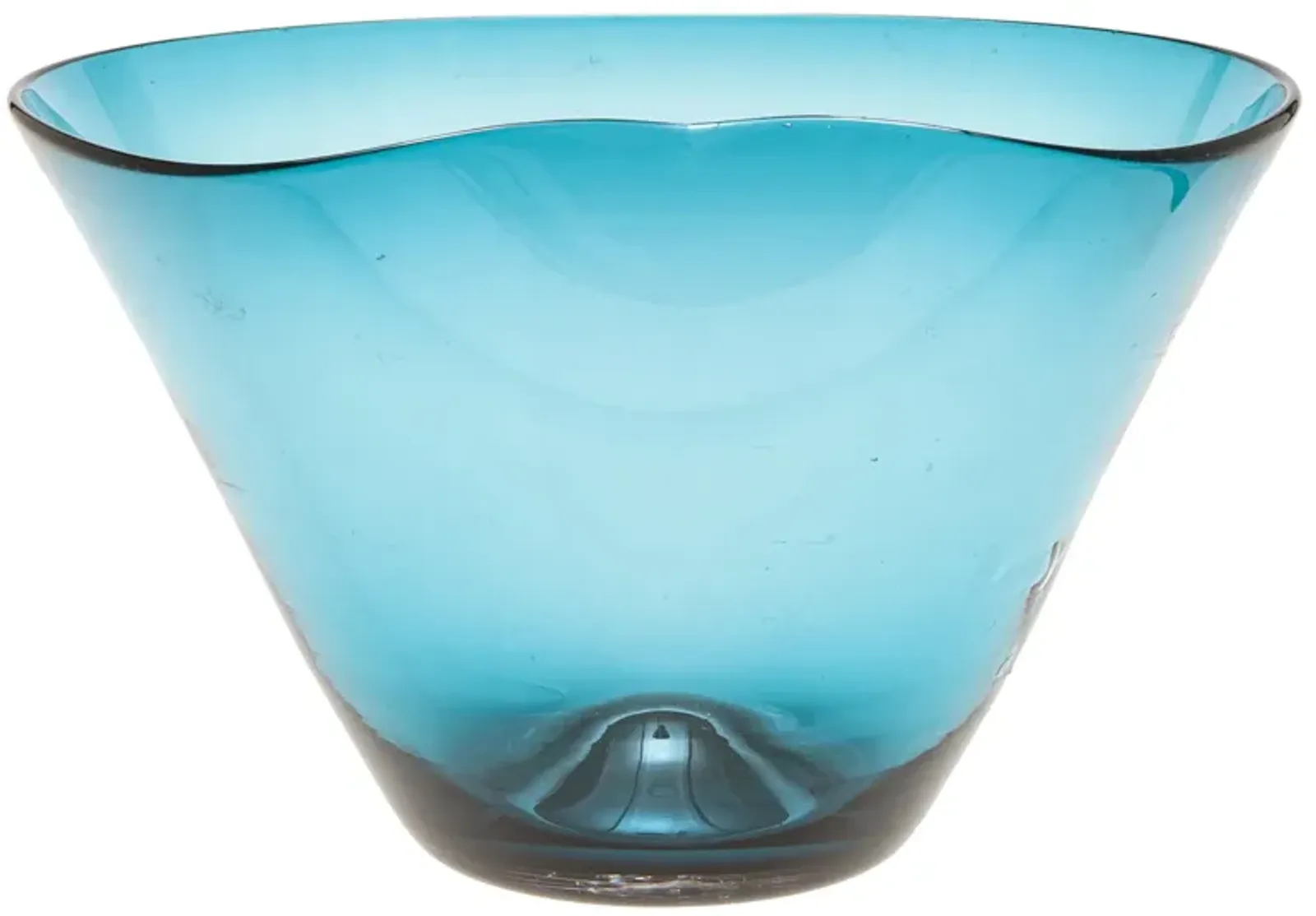 Aqua Glass Bowl