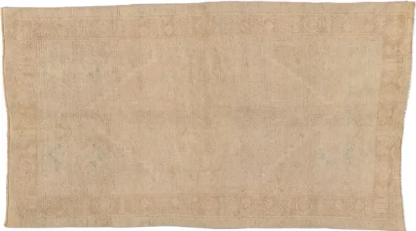 Vintage Muted Oushak Rug, 4'00 x 7'00