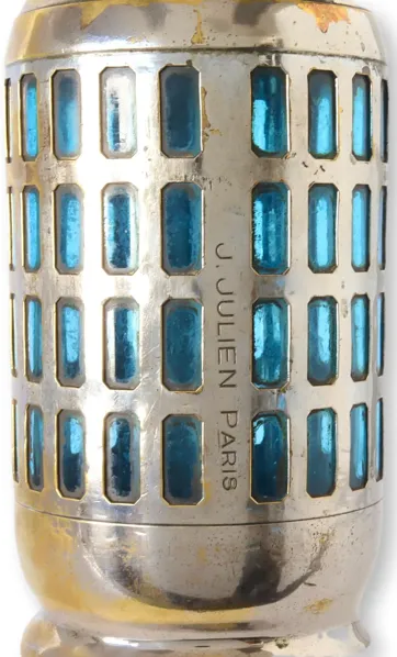 Paris Bistro Metal Cased Seltzer Bottle