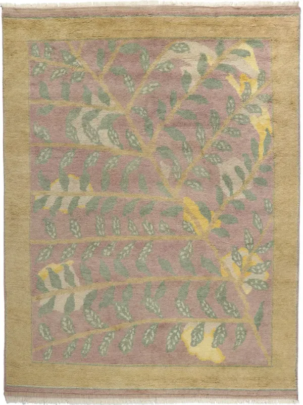 Biophilic Moroccan Area Rug, 9'01 x 11'9