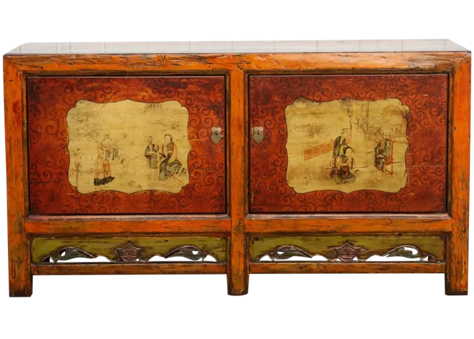 Jasper Orange Mongolian Sideboard