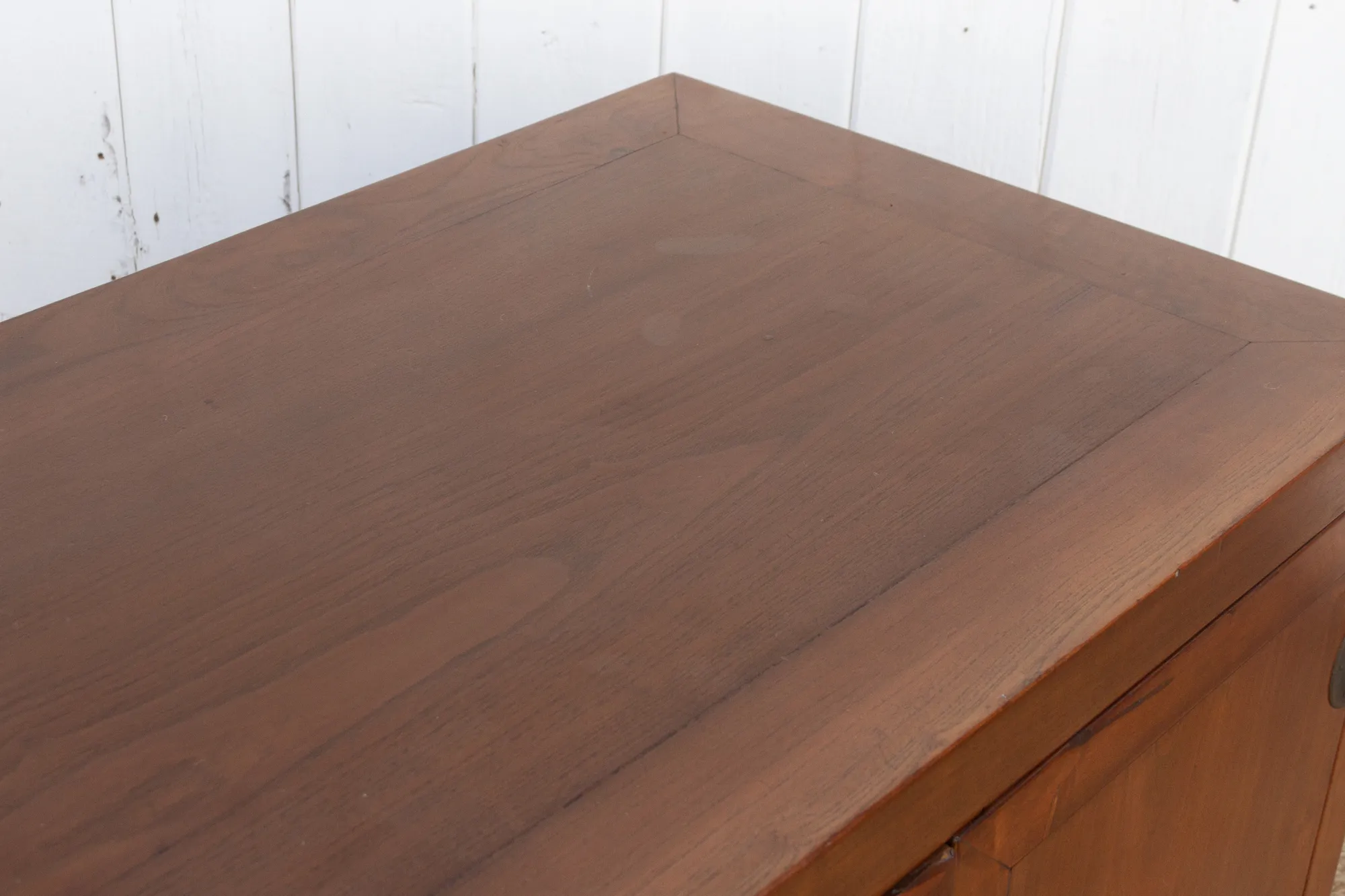 Mid-Century Walnut Brown Low Cabinet