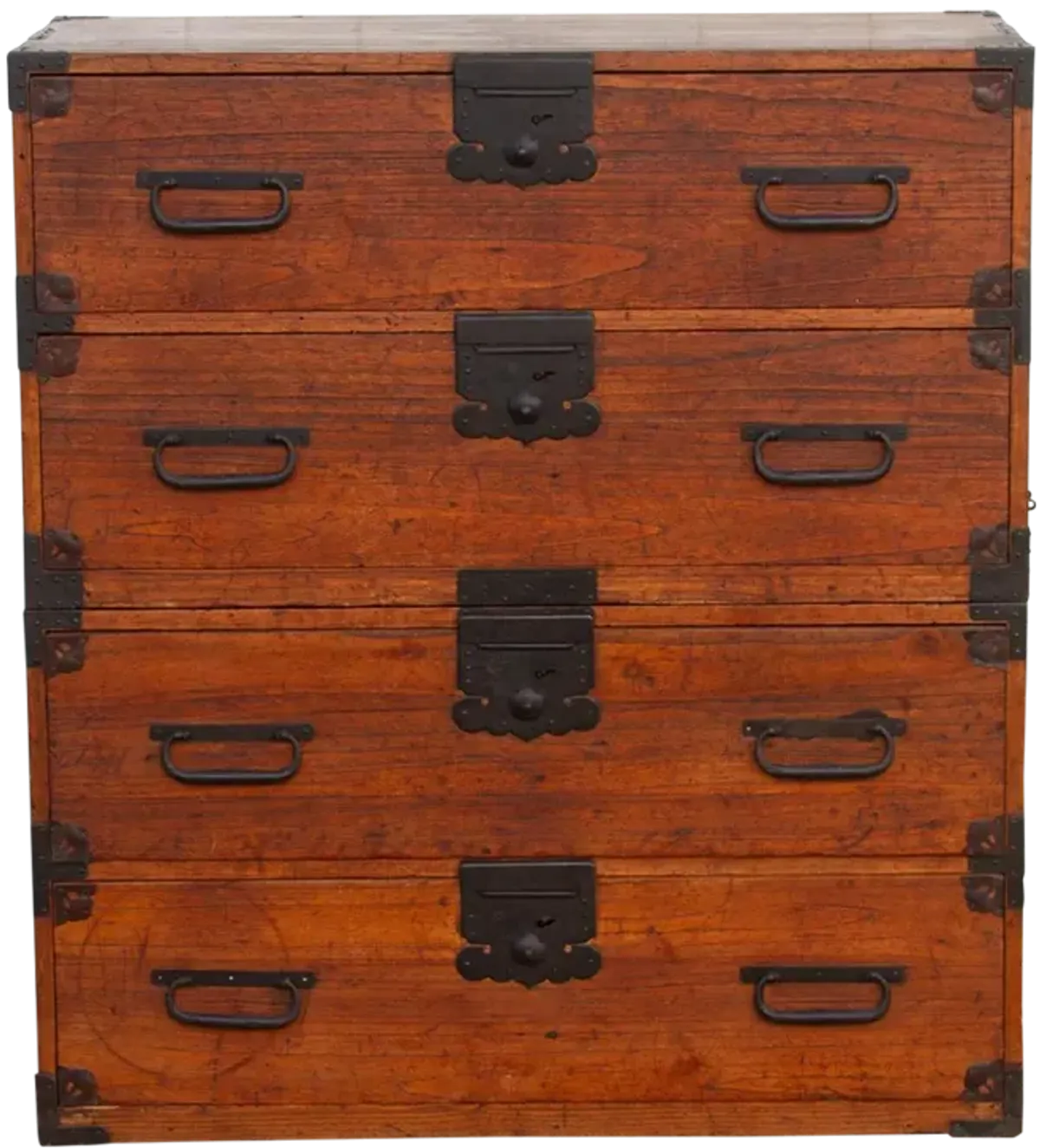 19th Century Rustic Tansu Dresser