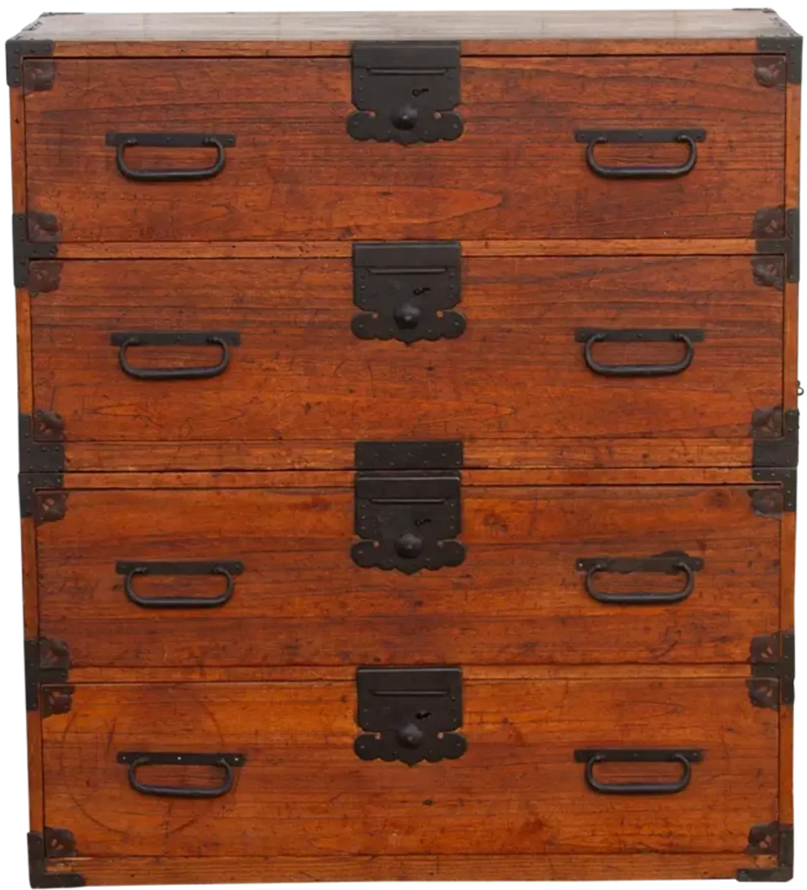 19th Century Rustic Tansu Dresser