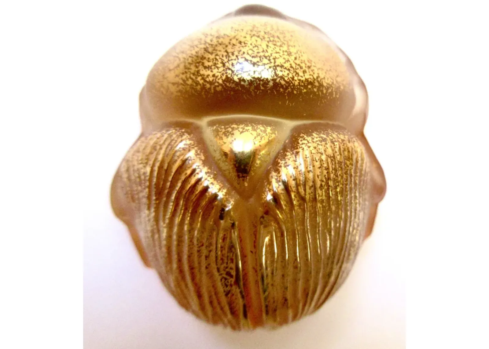 Lalique French Crystal Scarab