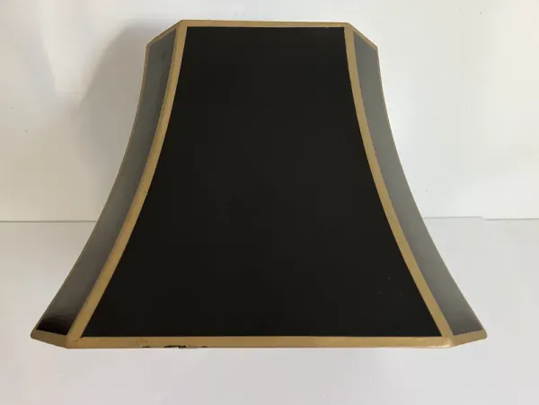 1960s Brass Chinoiserie Lamp w/Shade - C the Light Interiors