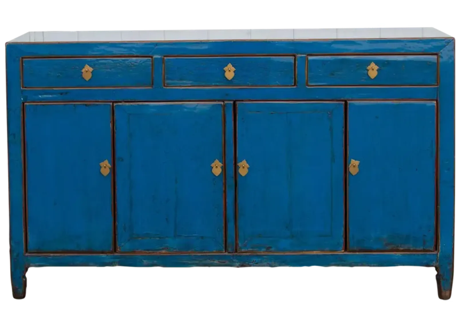 Blue Sapphire Painted Enfilade Buffet