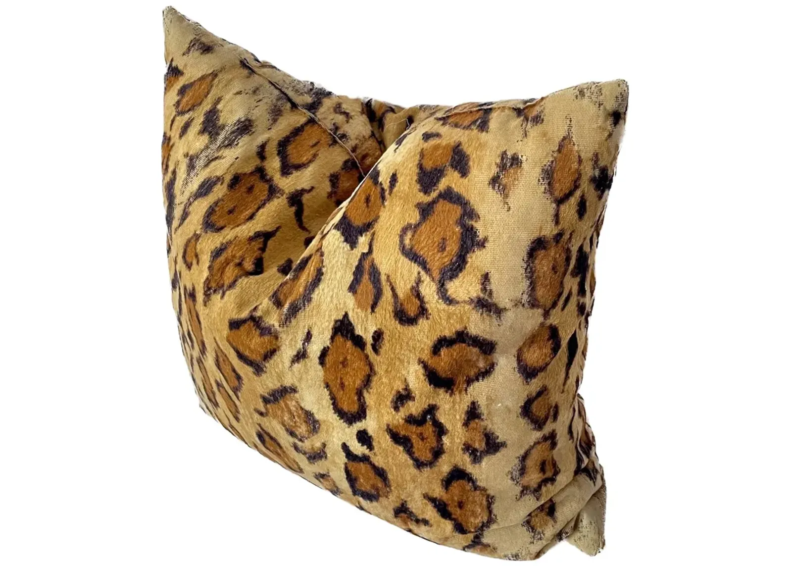 Faux Fur Leopard Pillow