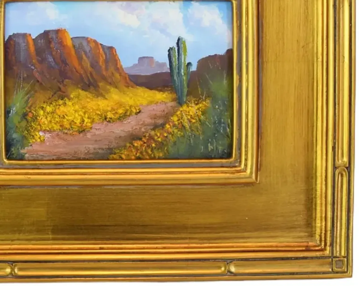 Southwestern Canyon Landscape Painting