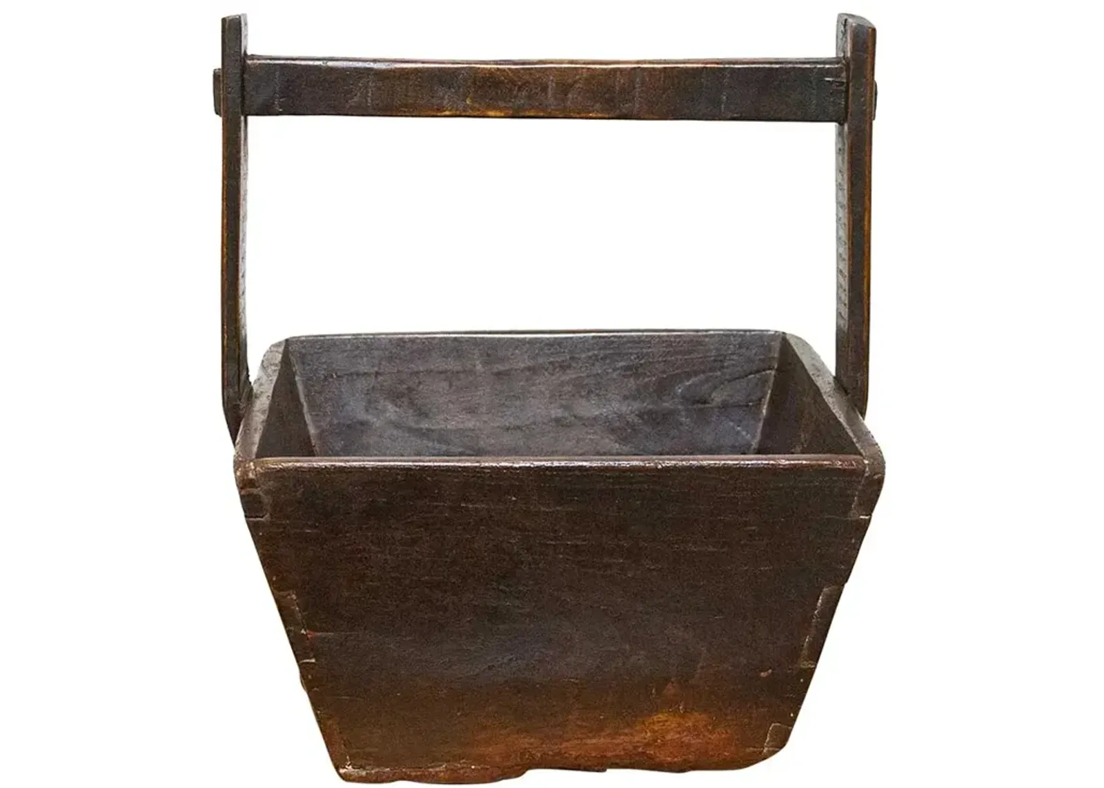 Antique Chinese Vegetable Wooden Basket