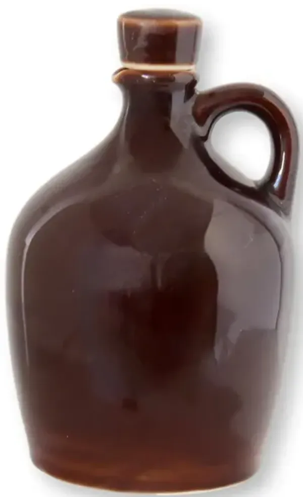 Glazed Stoneware Musical Jug - New England Mercantile - Brown