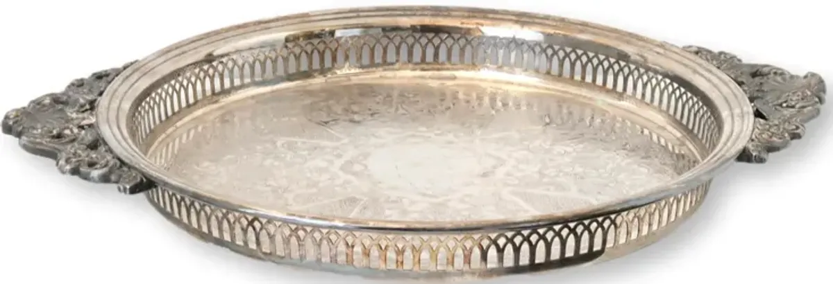 Sheffield Silver-Plate Gallery Tray