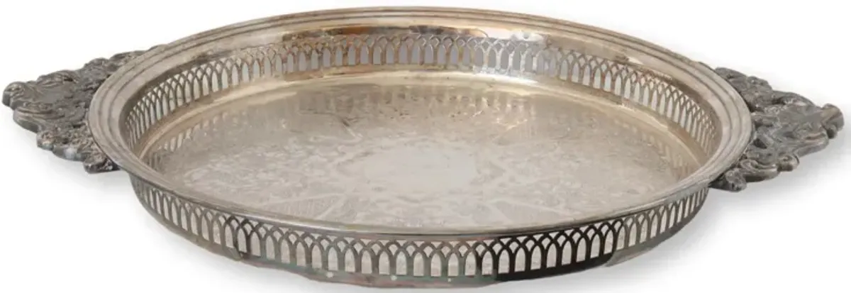 Sheffield Silver-Plate Gallery Tray