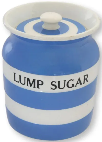 T.G. Green Cornishware "Lump Sugar" Jar