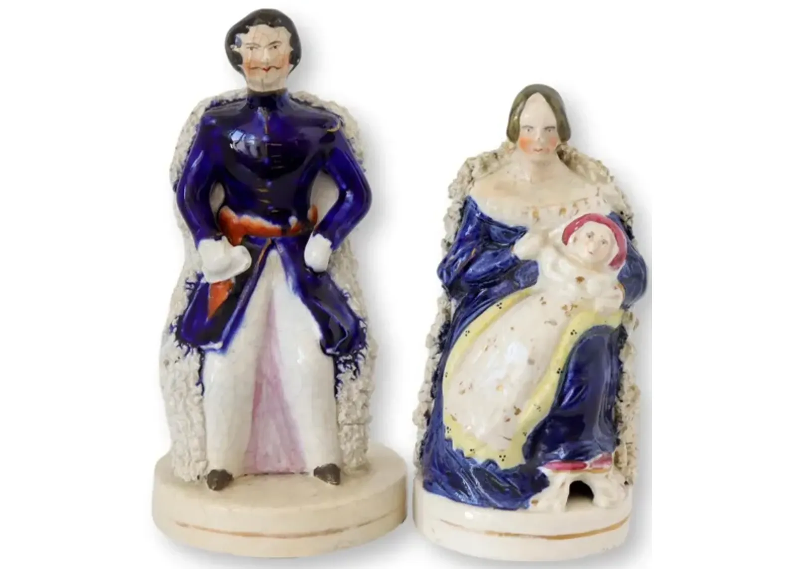 C.1840s Queen Victoria & Prince Albert