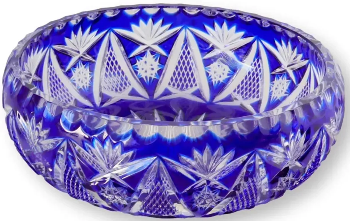 1970s Nachtmann Bohemian Crystal Bowl