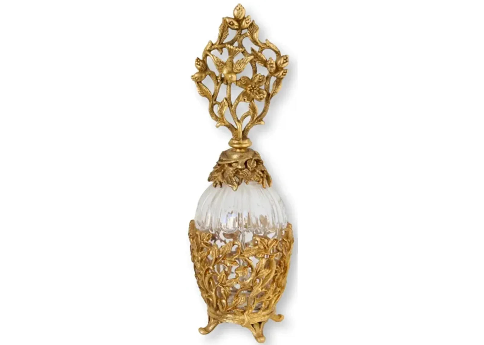 1950s Matson Ormolu Perfume Bottle - Gold