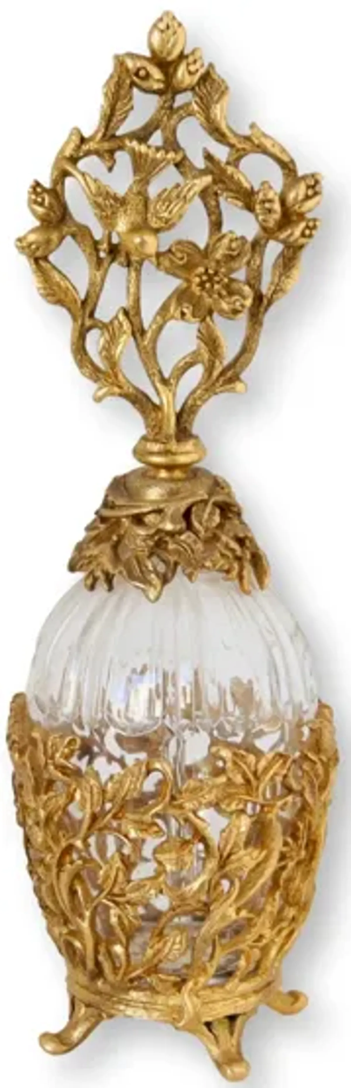 1950s Matson Ormolu Perfume Bottle - Gold