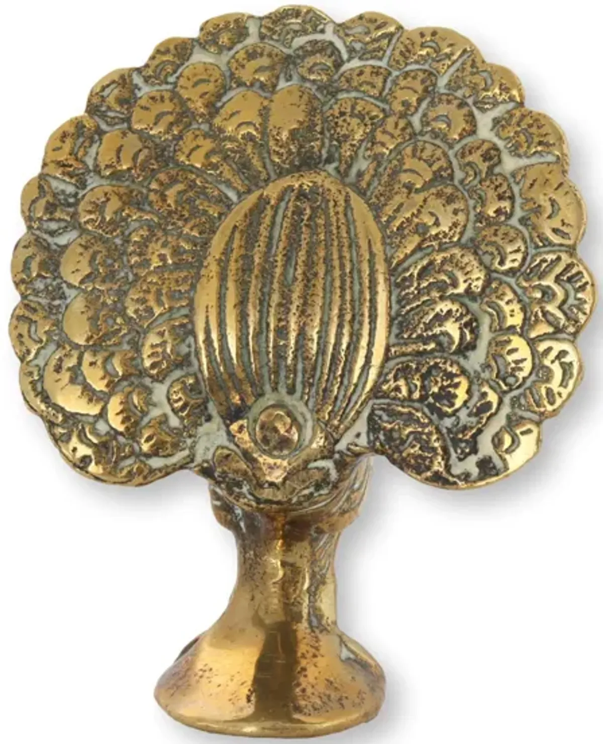 Early 20th-C English Brass Peacock