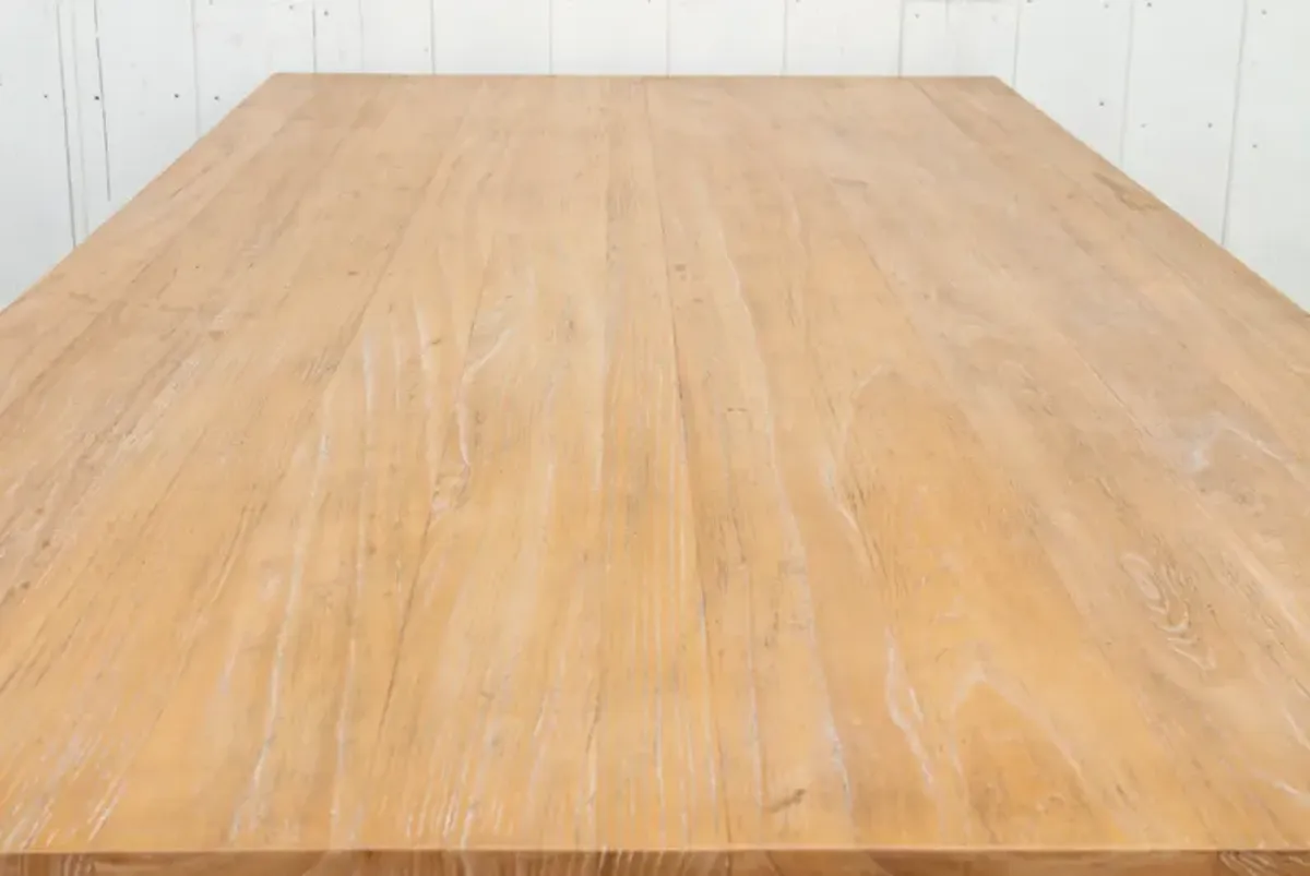 Modern Old Elm Wood Dining Table