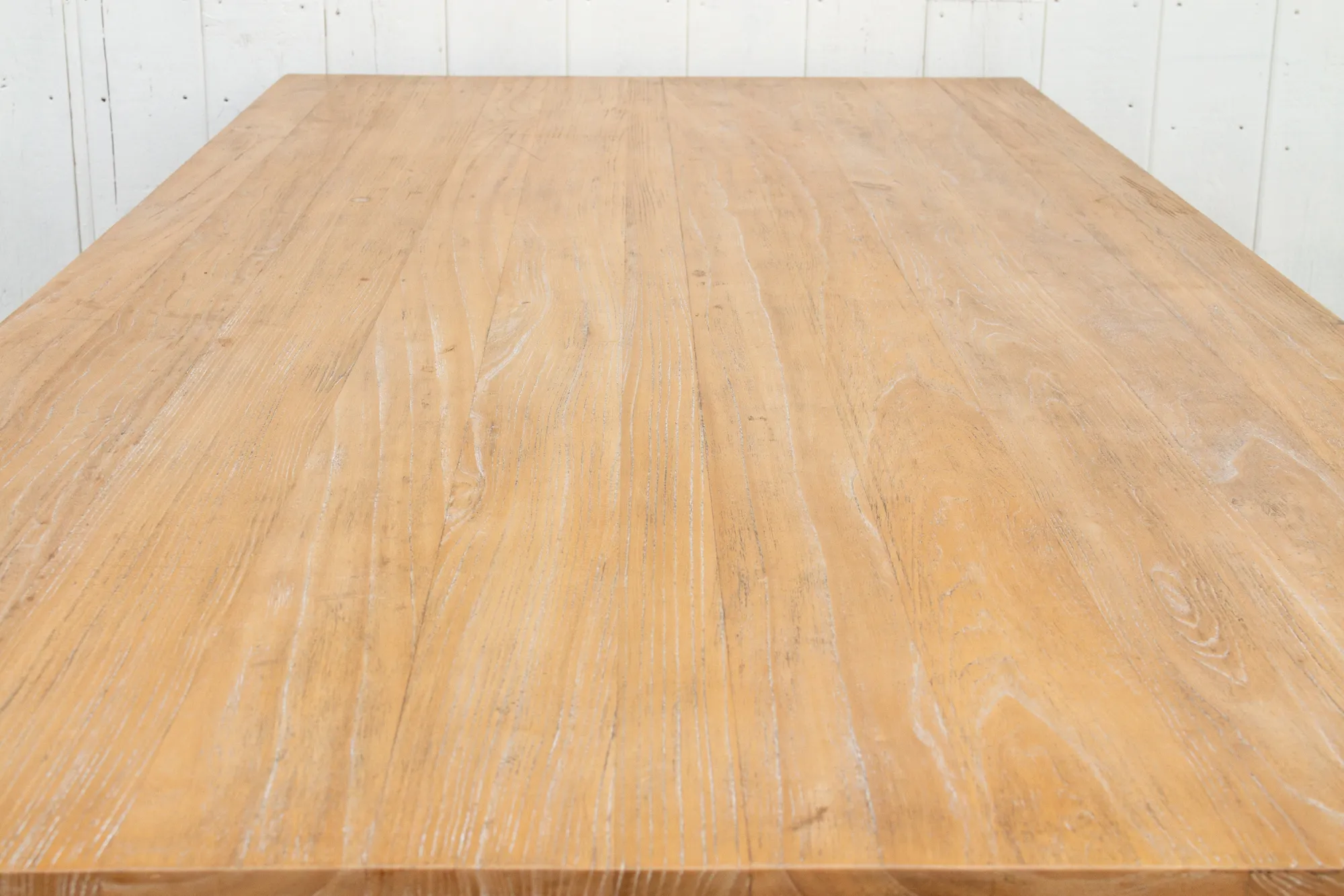 Modern Old Elm Wood Dining Table