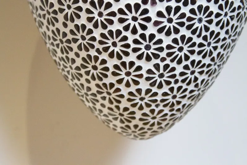 Marigold Flower Mosaic Lamp