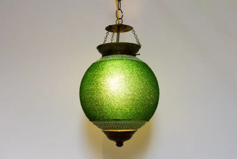 Meadow Beaded Pendant Sphere Lantern