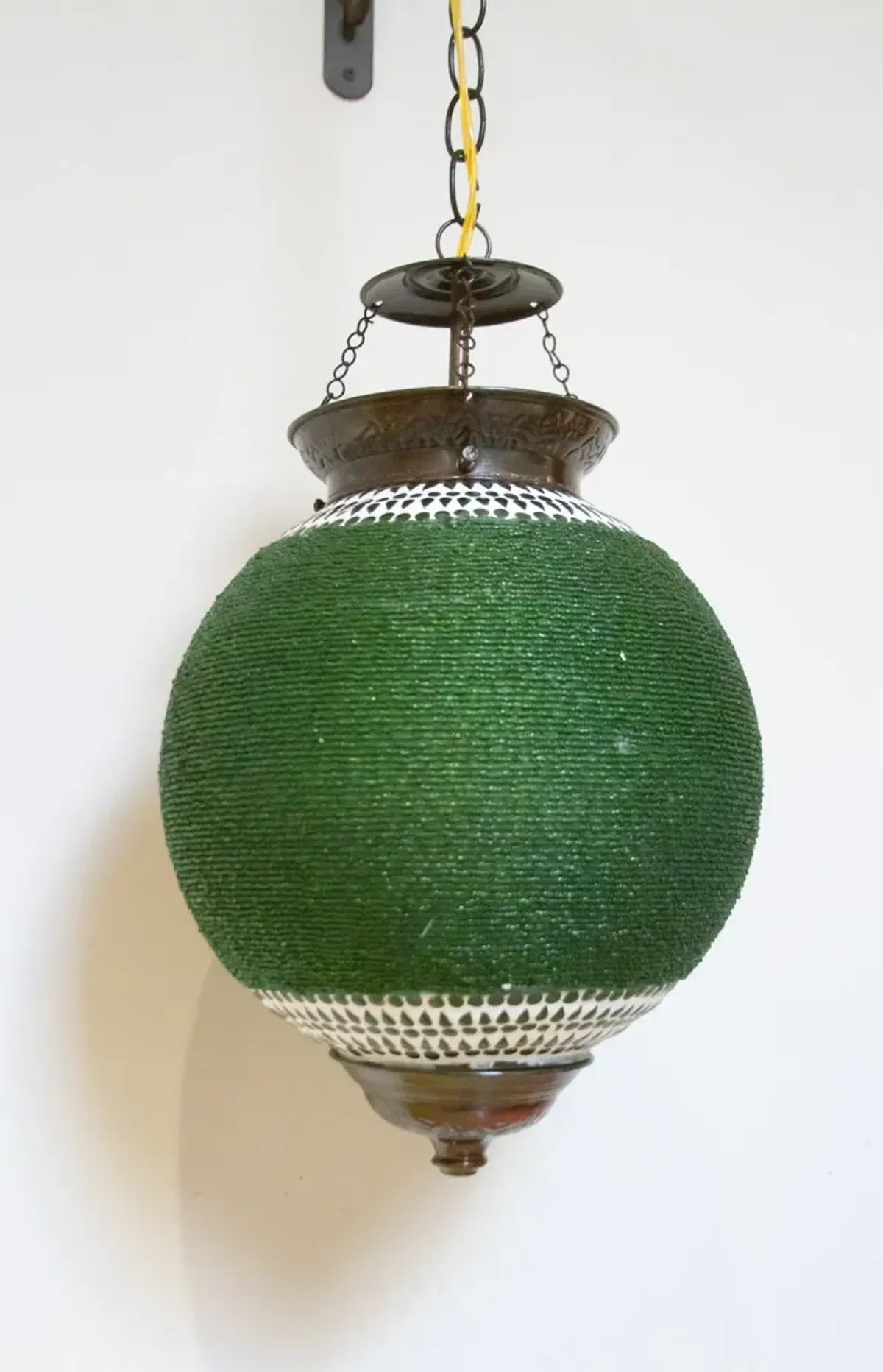 Meadow Beaded Pendant Sphere Lantern