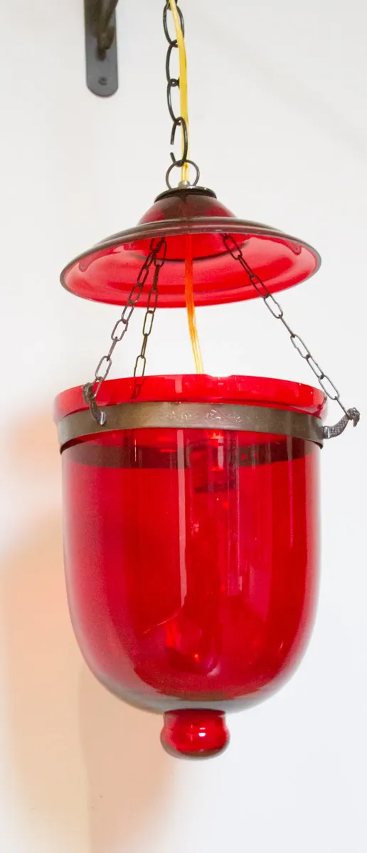 Persian Red Pendant Glass Lantern