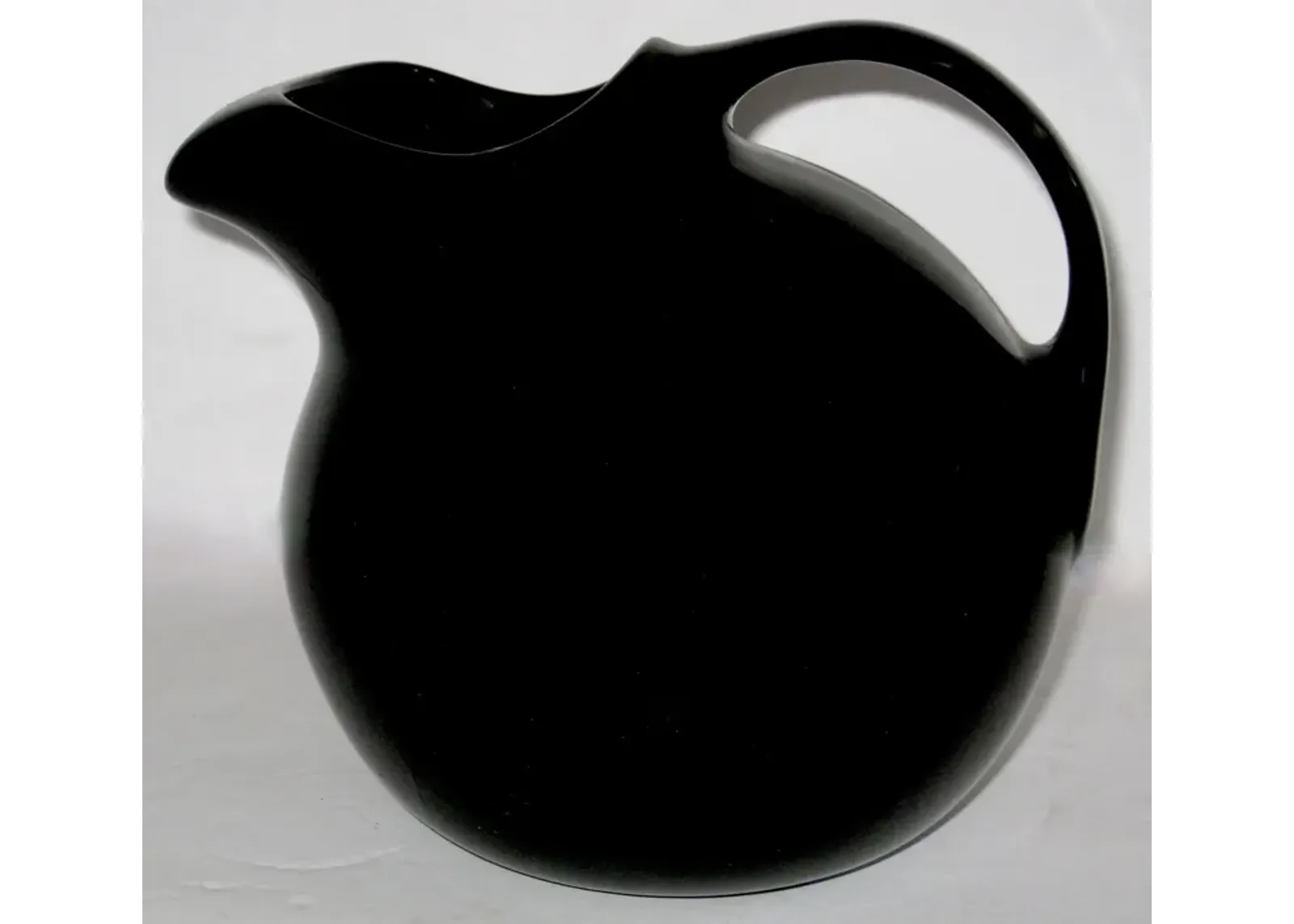 American Pottery MCM Ice-Lip Pitcher