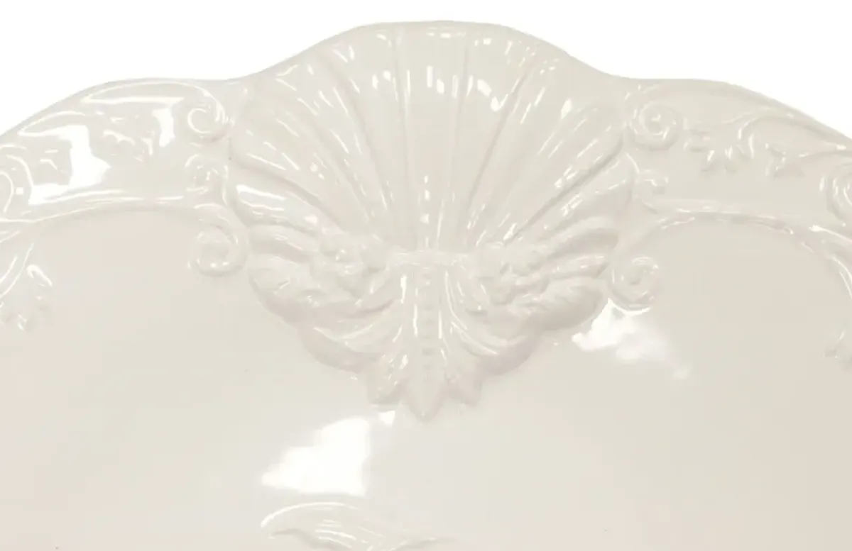 Portuguese White Ceramic Lobster Platter