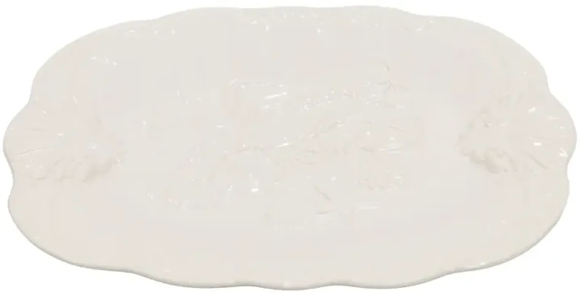 Portuguese White Ceramic Lobster Platter