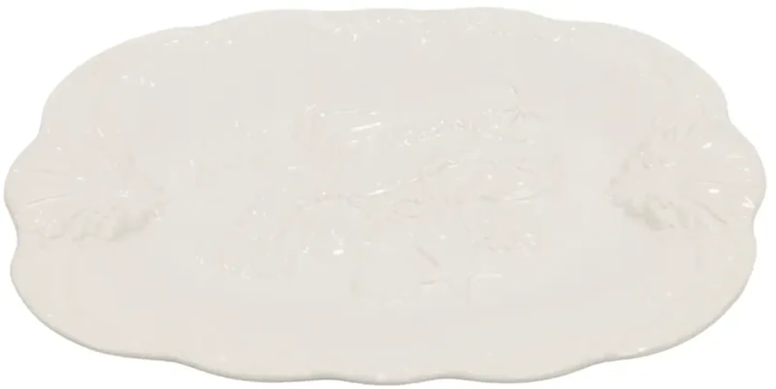 Portuguese White Ceramic Lobster Platter