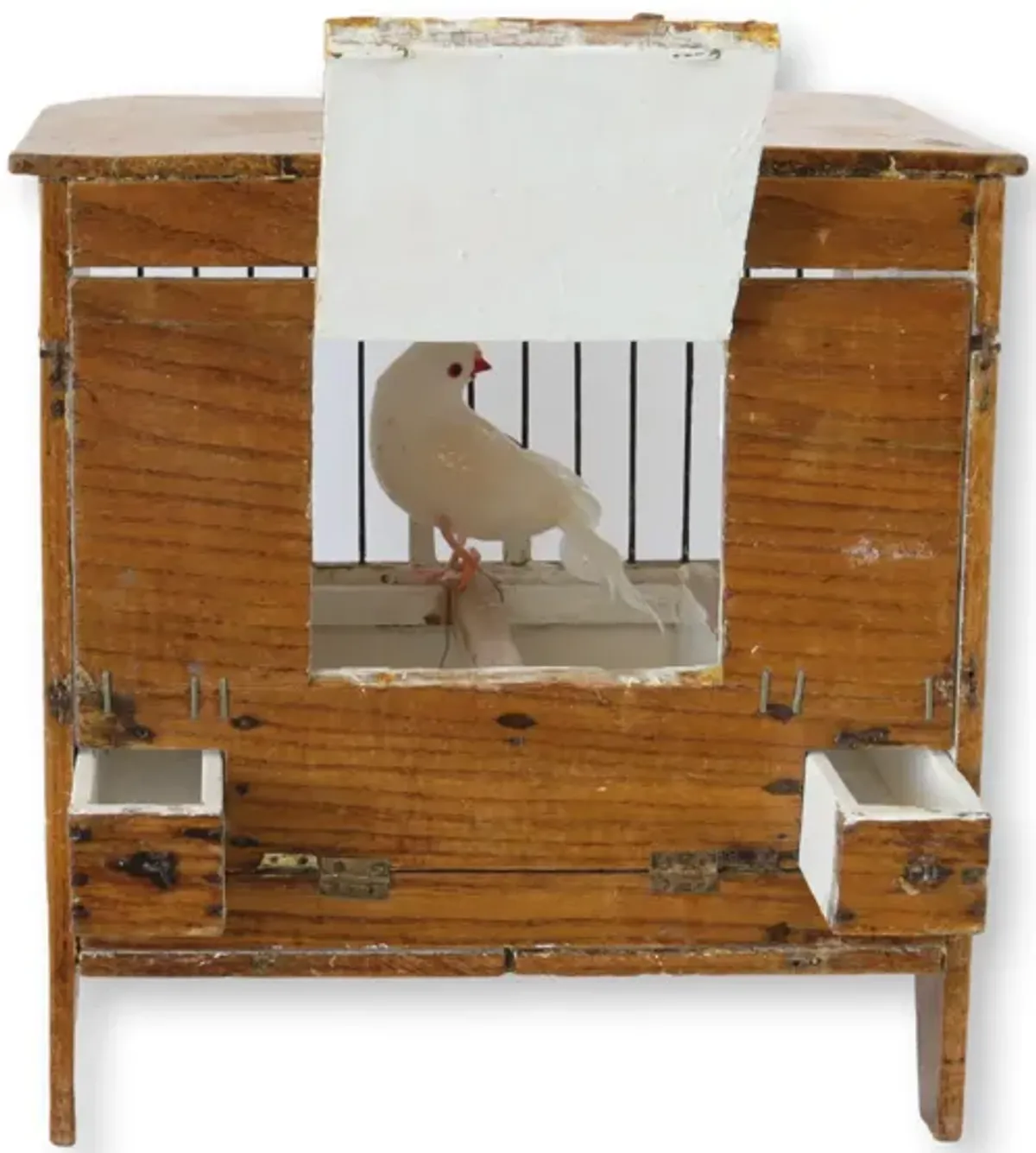 Antique Deco French Bird Cage with Crown