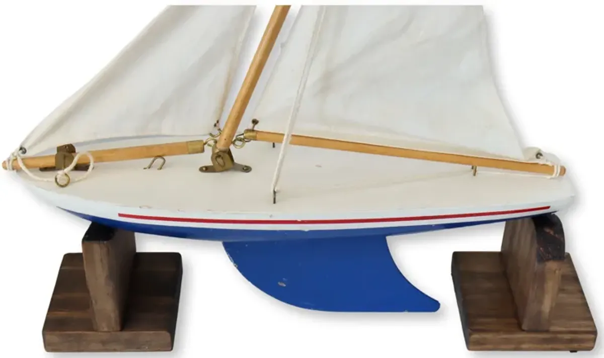 Midcentury English Pond Boat