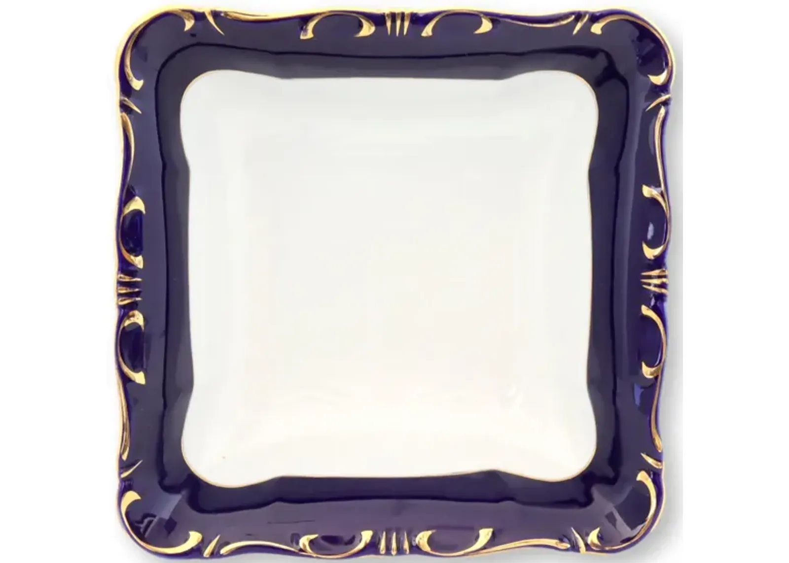 Pompadour III Cobalt & 18K Veg. Bowl