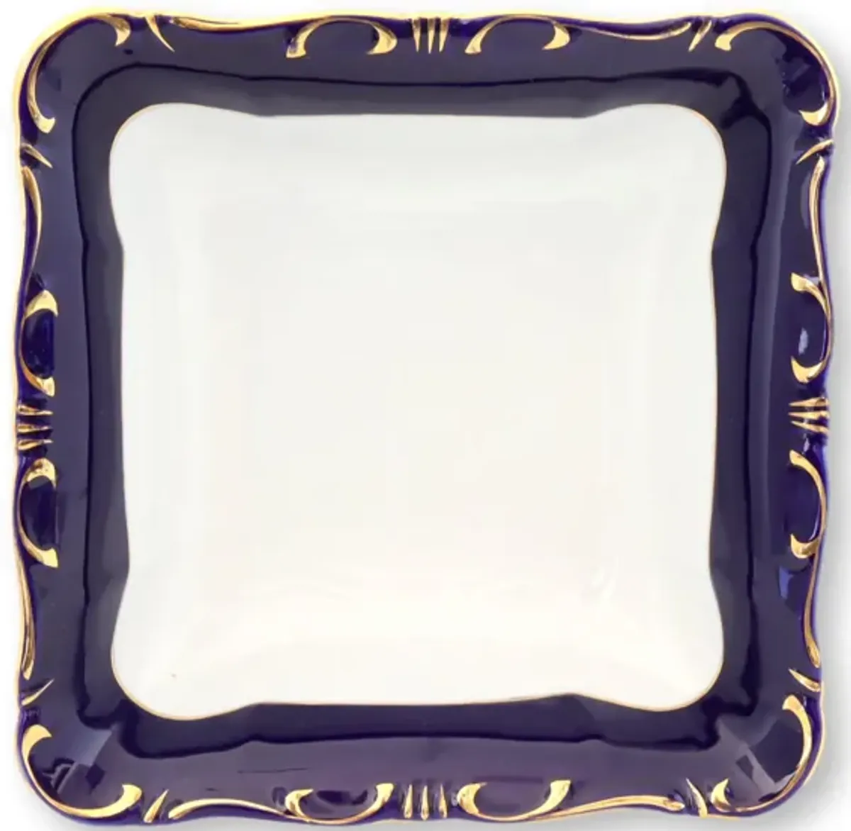 Pompadour III Cobalt & 18K Veg. Bowl