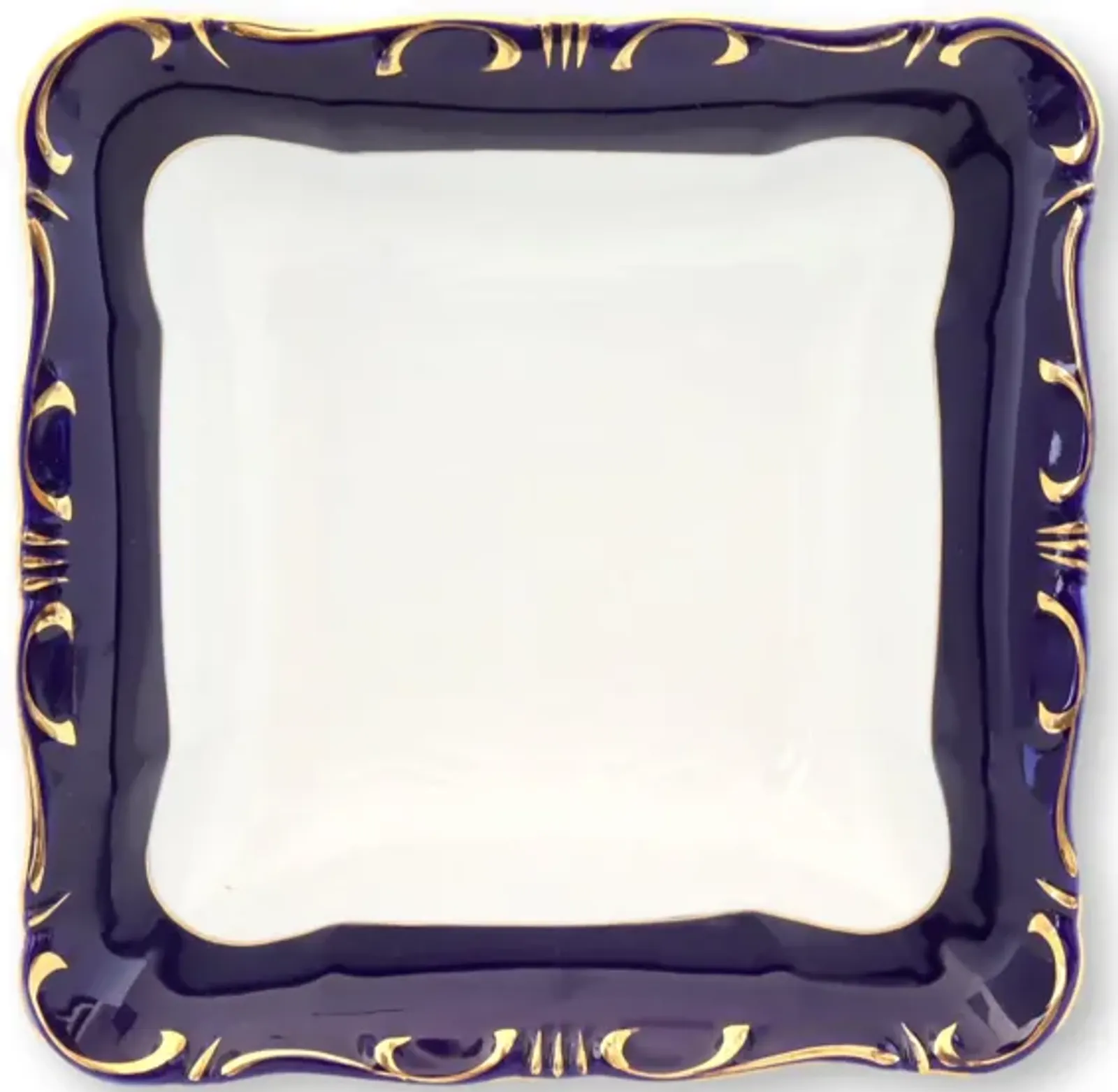 Pompadour III Cobalt & 18K Veg. Bowl