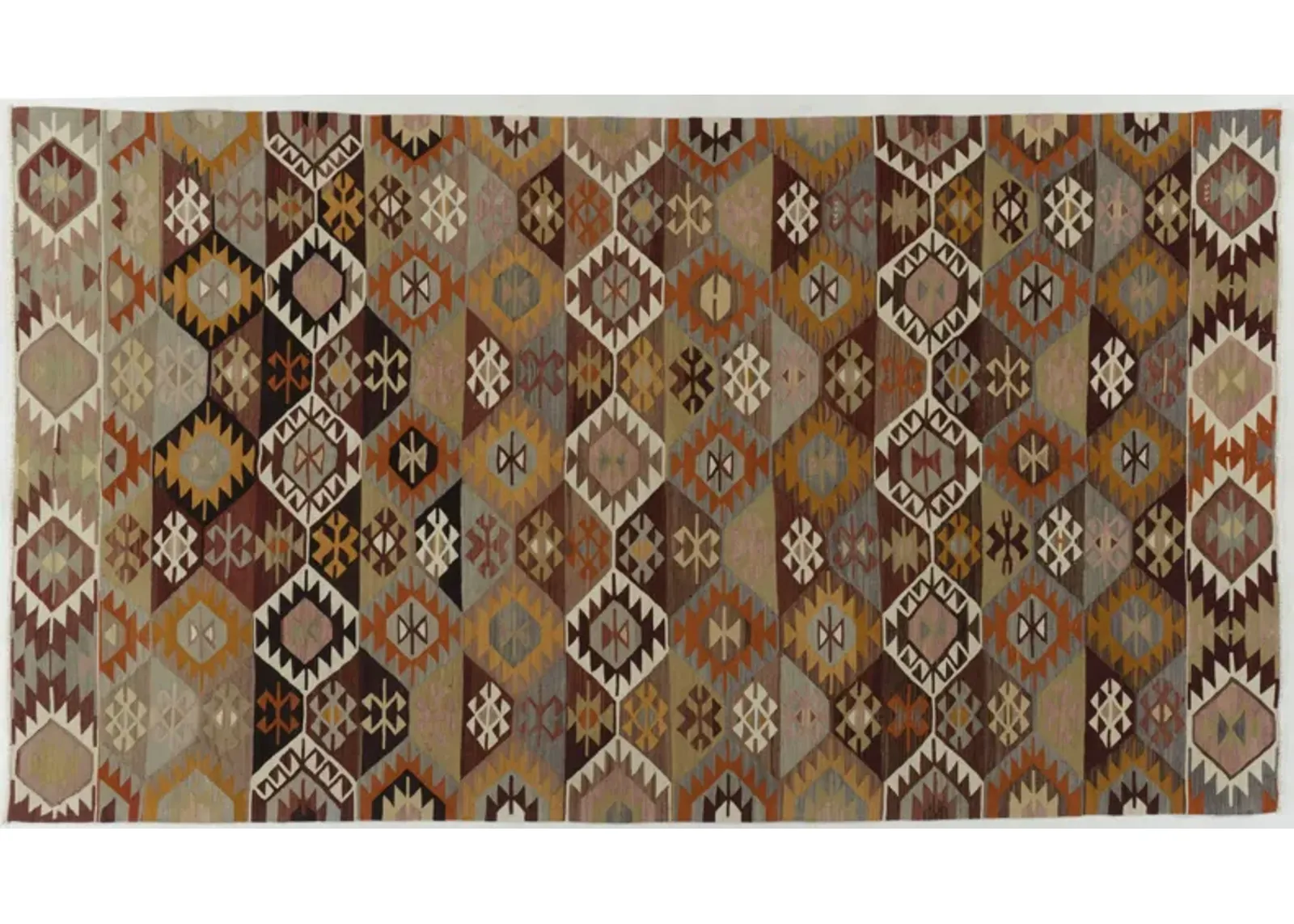 Turkish Kilim 5'4 X 9'4 - Brown