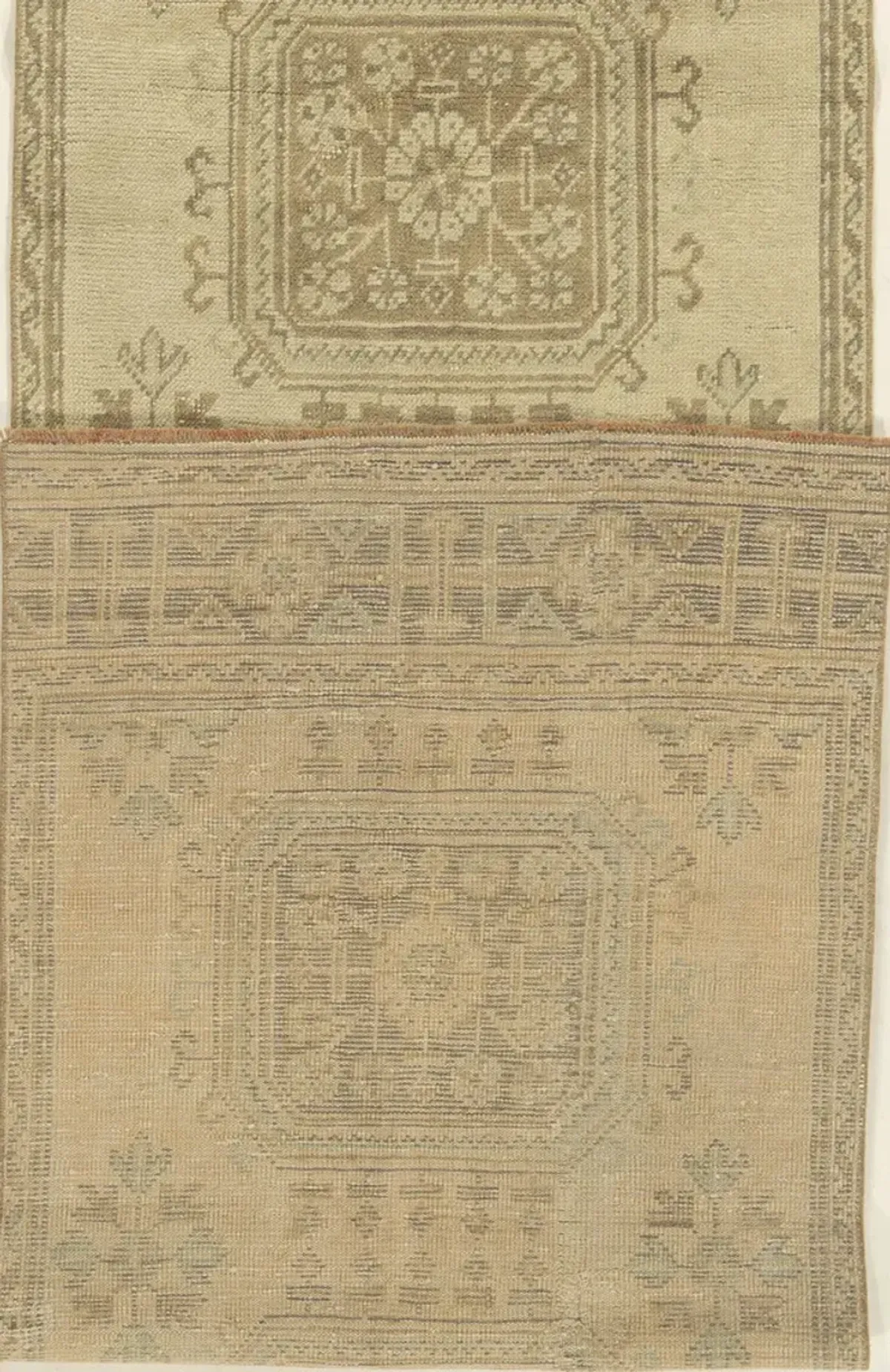 Turkish Oushak Runner 2'10 X 11' - Beige