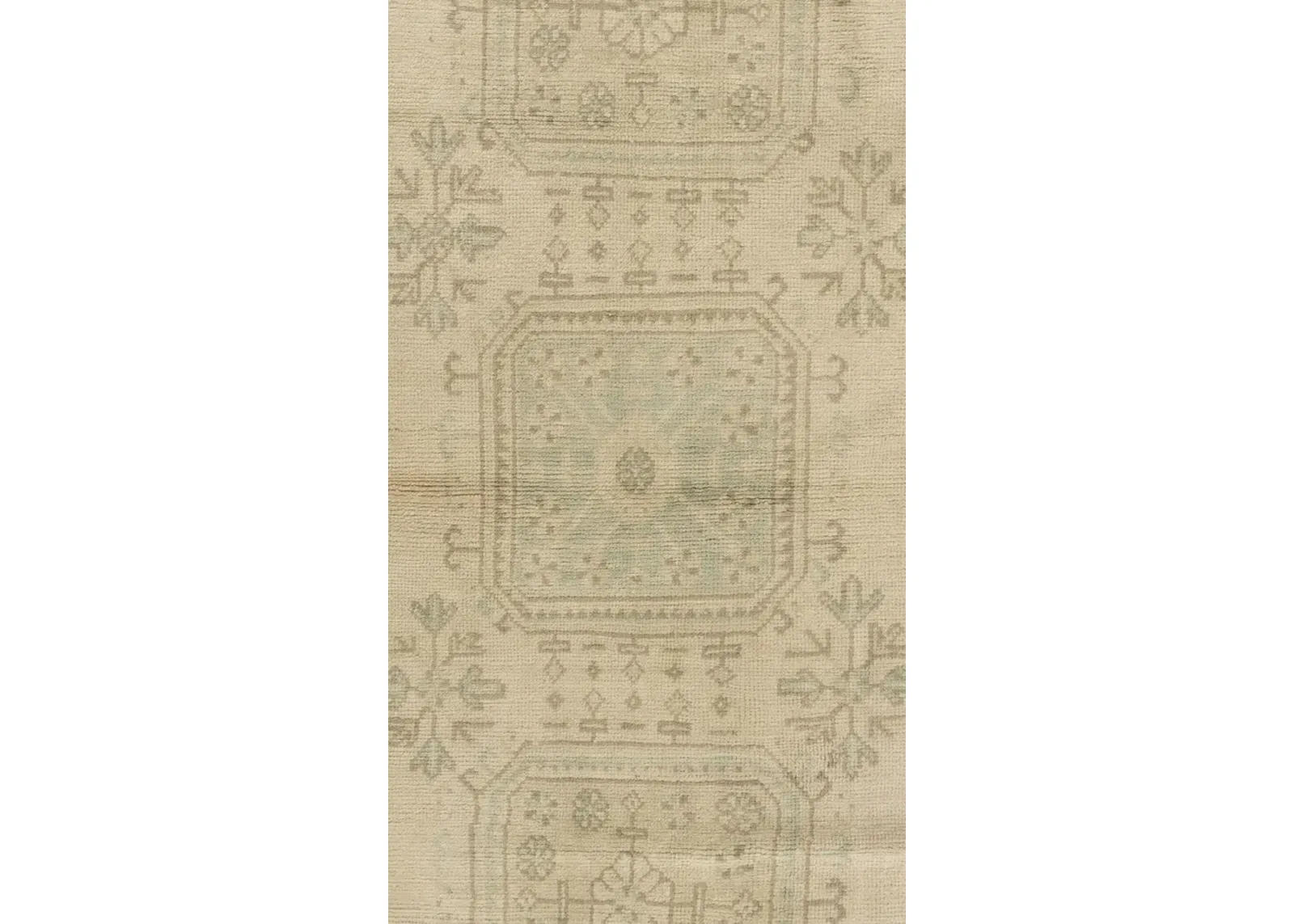 Turkish Oushak Runner 3'3 X 11'4 - Beige