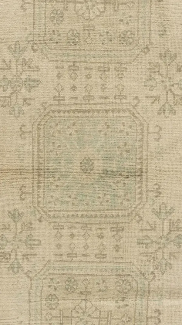 Turkish Oushak Runner 3'3 X 11'4 - Beige