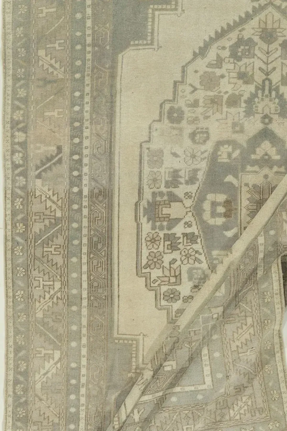 Turkish Oushak Runner 2'1 X 8'11 - Beige