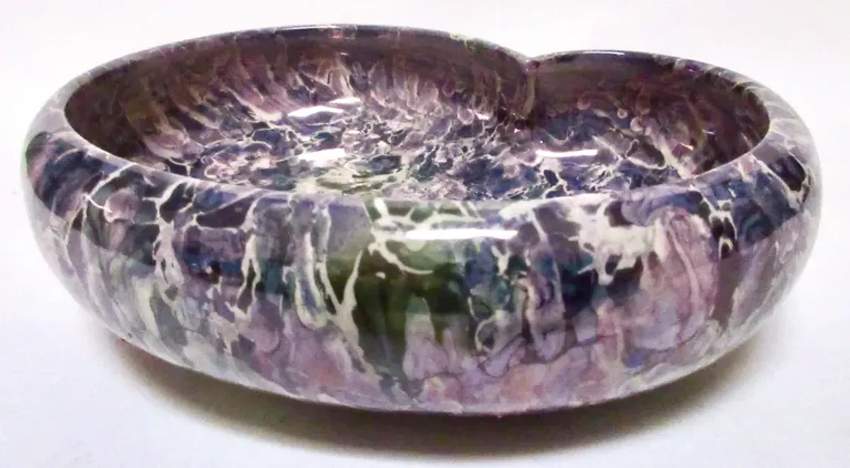 1960s McCoy Marble-Glaze Bowl