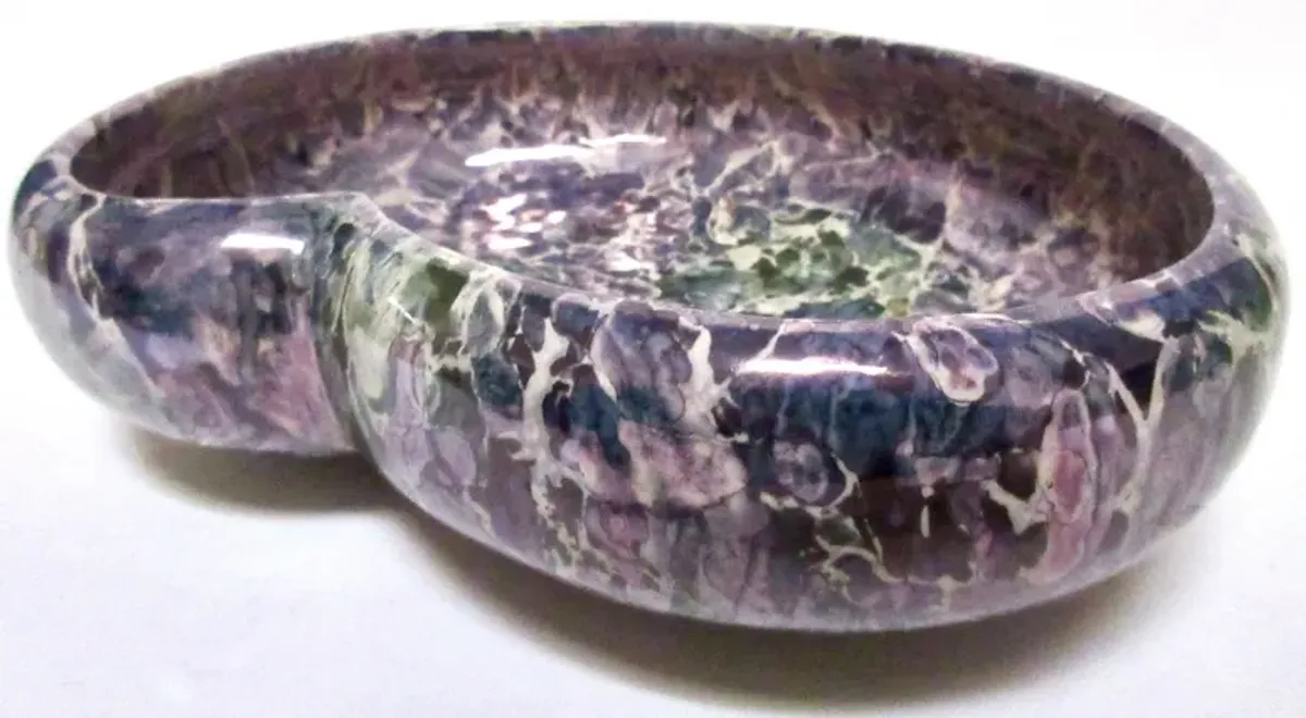 1960s McCoy Marble-Glaze Bowl