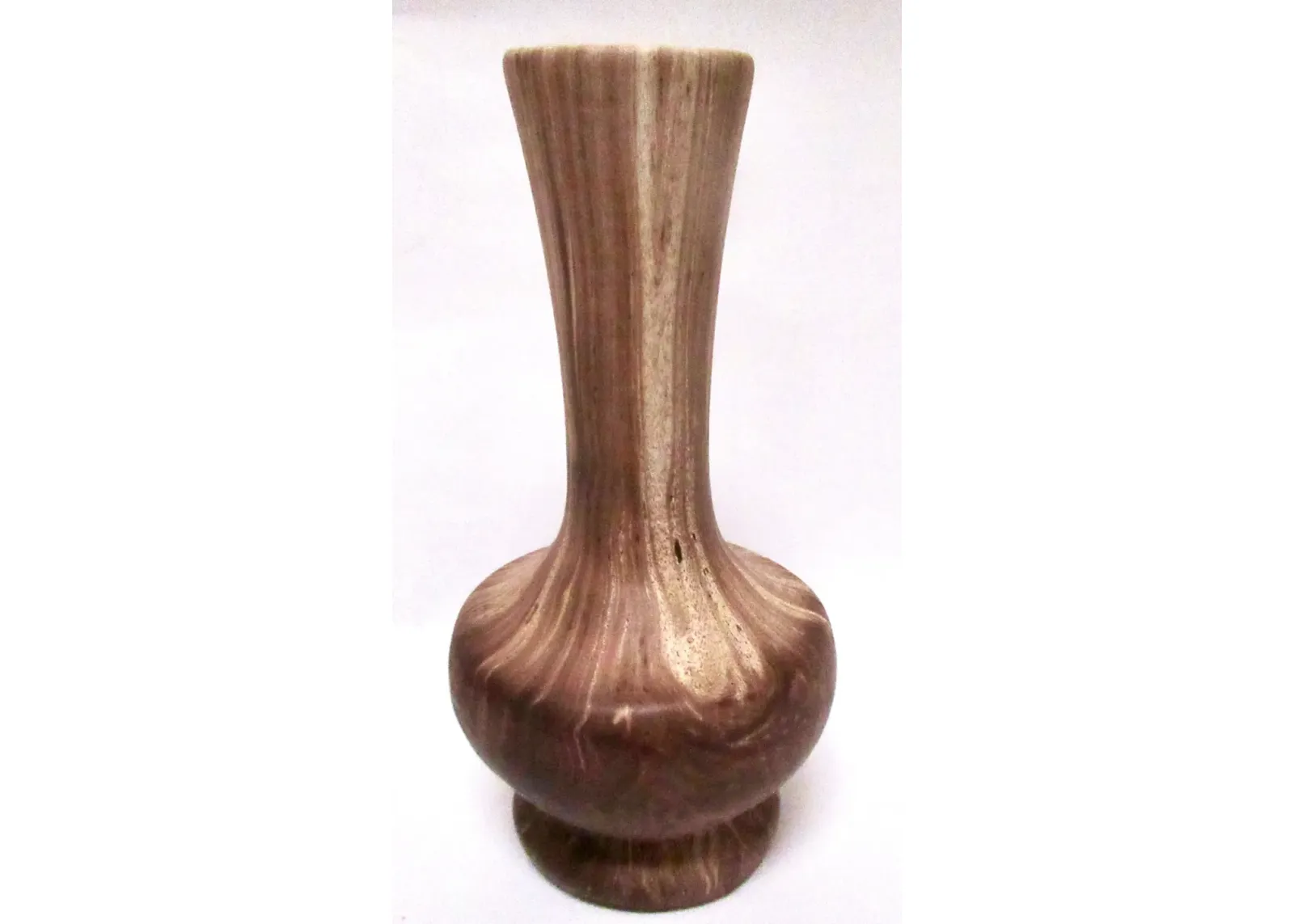 American Pottery Faux Bois Vases Set of 2