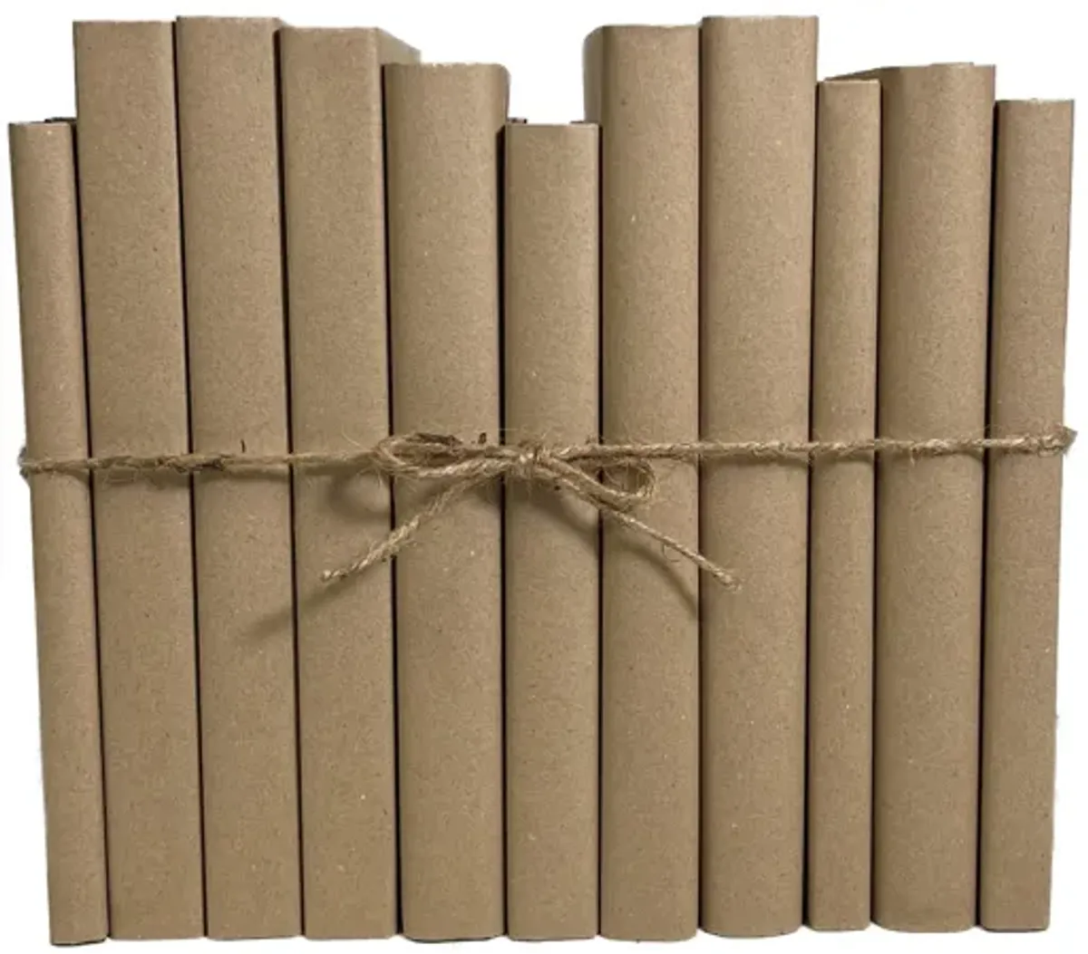 Decorative Oversized Paper Wrapped Book Bundle - Havana Brown - Booth & Williams