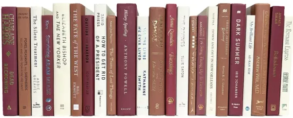 Paper Wrapped Decorative Books by the Foot - Azalea - Booth & Williams