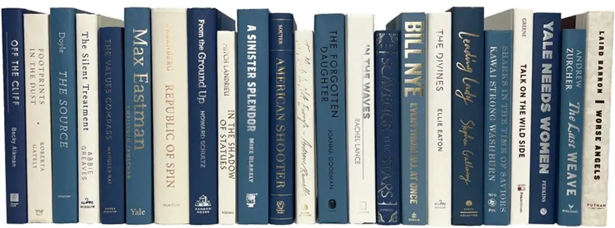 Modern Decorative Books by the Foot - Coastal Shores - Booth & Williams